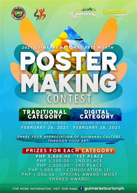 sining poster making|Province of Guimaras .
